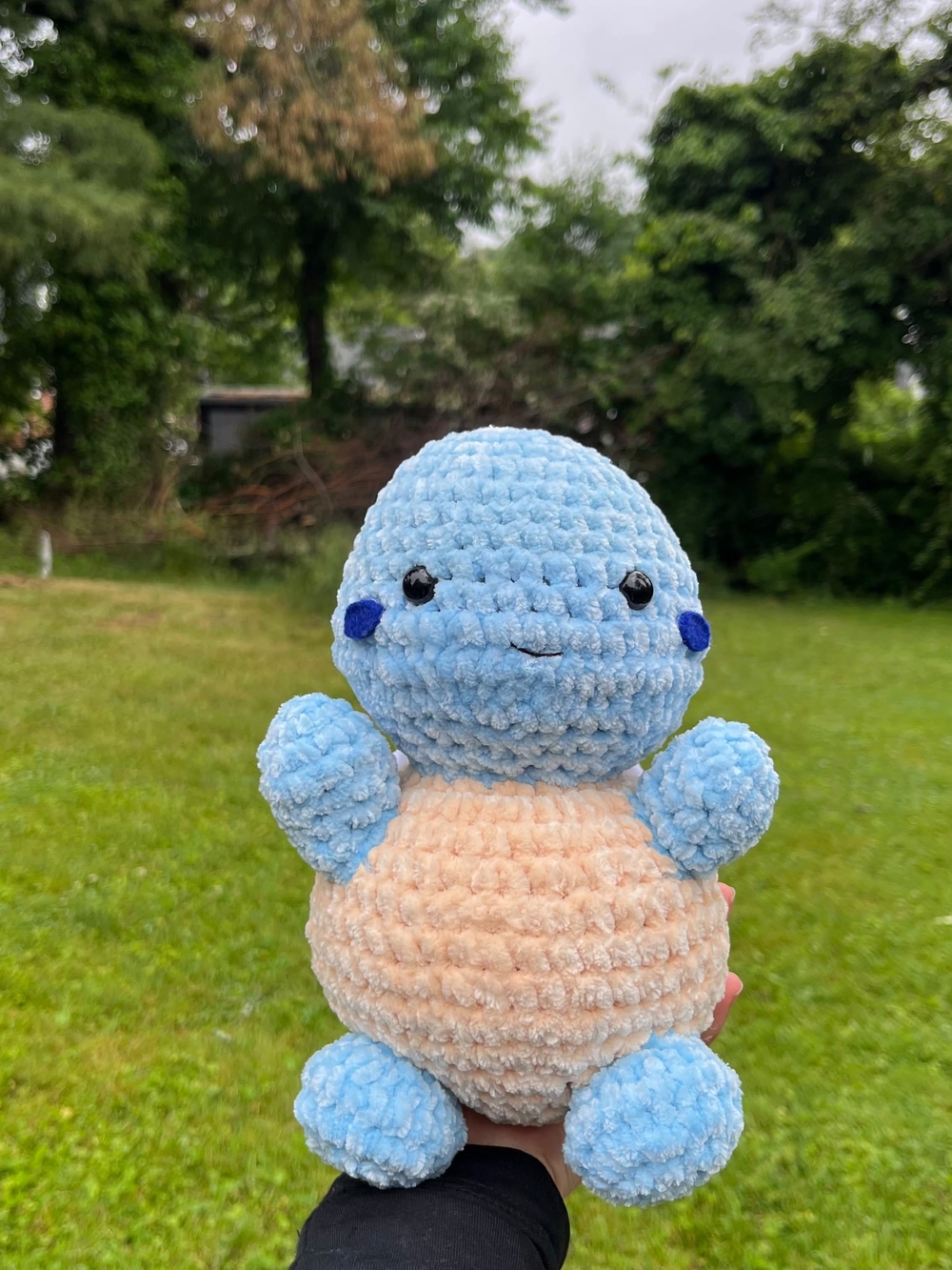crochet handmade squirtle plushie
